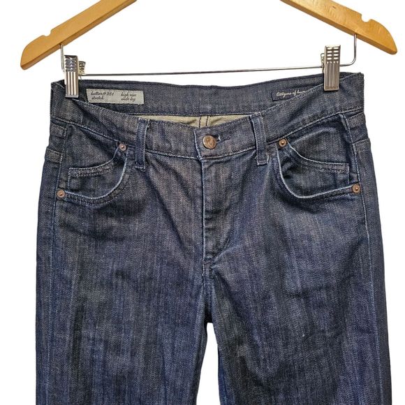 Citizens of Humanity‎ Hutton Stretch High Rise Wide Leg Women's Size 28 - Picture 3 of 4